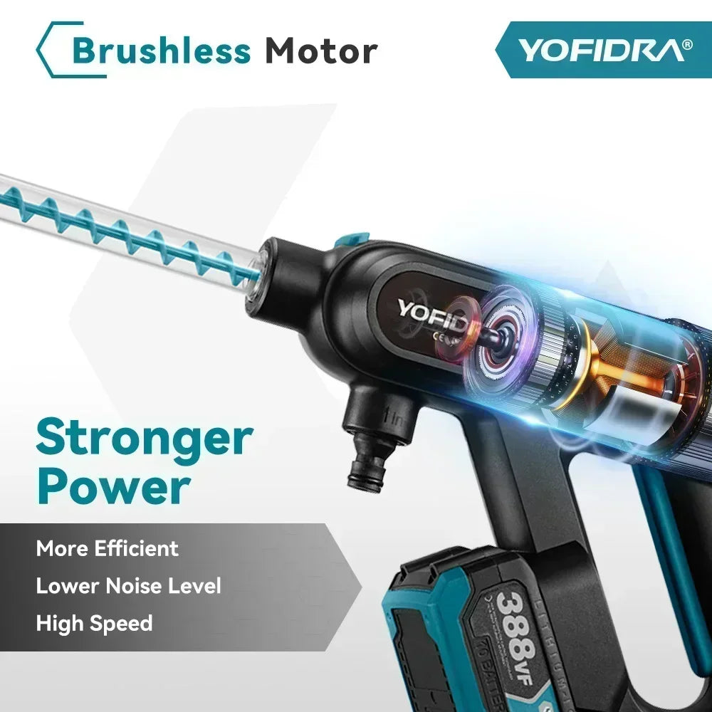Yofidra 220Bar – Lavadora de Água Elétrica Sem Fios