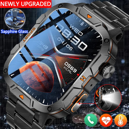 Smartwatch Desportivo QX12 AMOLED 1,96” com Monitorização de Saúde e Assistente de Voz